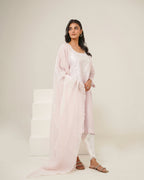 KAHANI - Blush Silk Suit Set