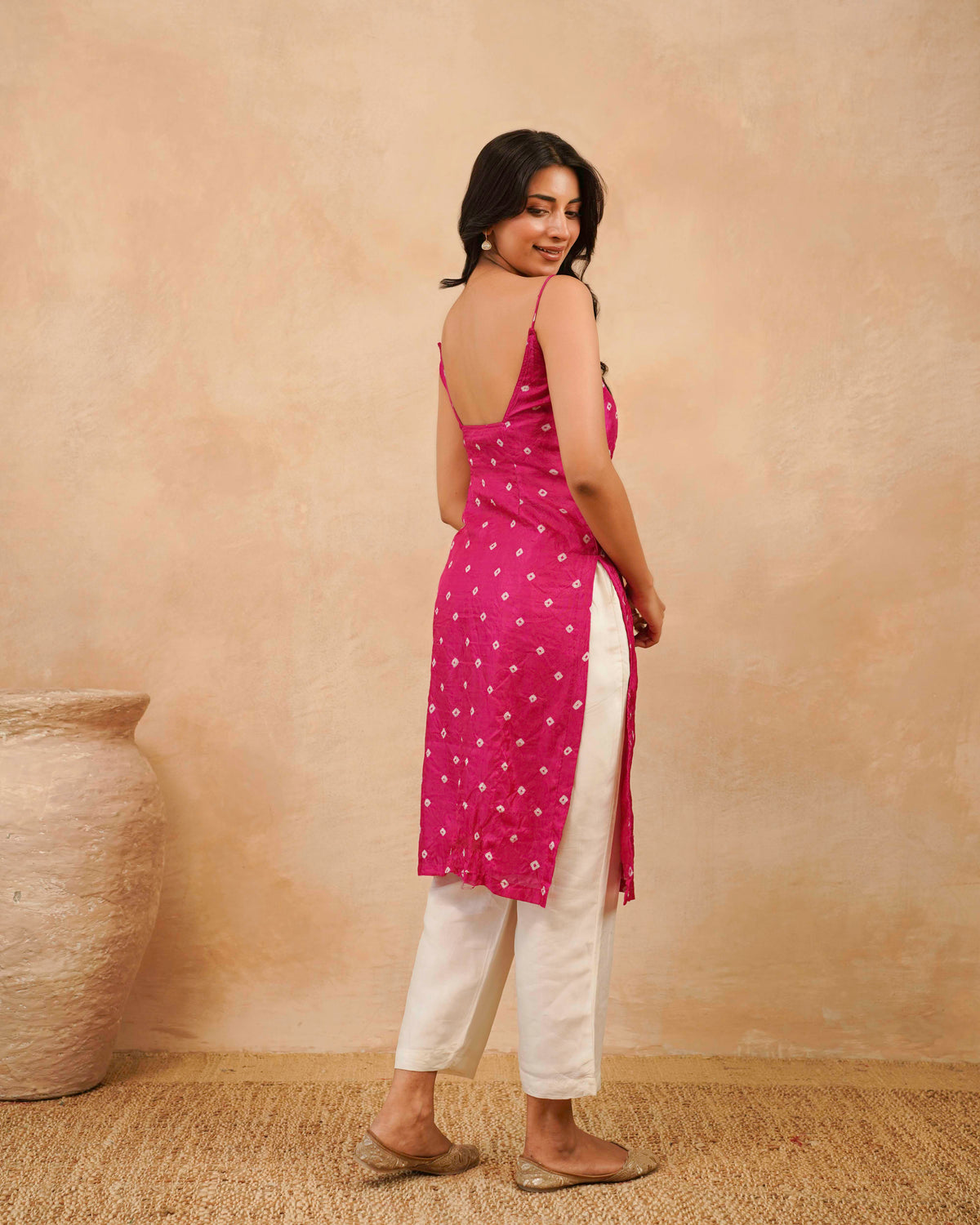PITARA - The Bandhani Kurta & Pant Set.