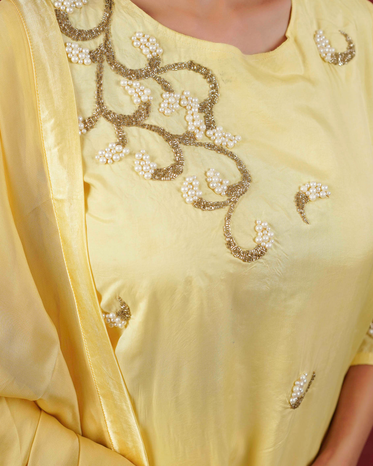 PITARA - The Soft Yellow Kurta & Pant Set.