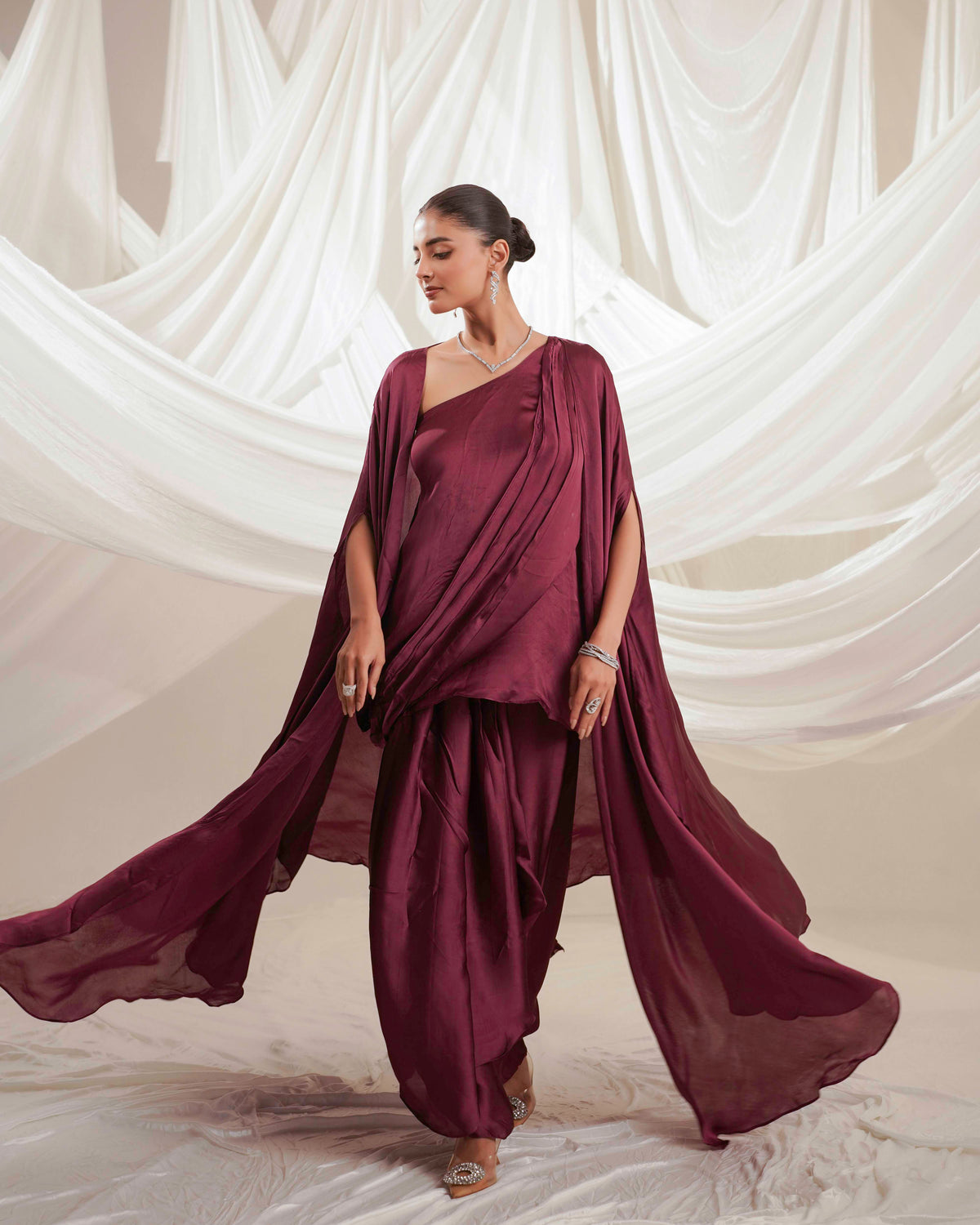 NOOR -     The Three-Piece Drape Set.