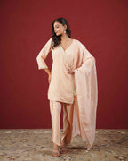 PITARA - The Soft Peach Kurta & Pant Set.