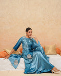 PITARA - The Statement Blue Kurta & Palazzo Set.