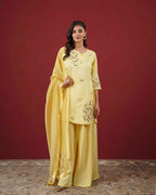 PITARA - The Soft Yellow Kurta & Pant Set.