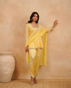 PITARA - The Bandhani Peplum Kurta & Pant Set