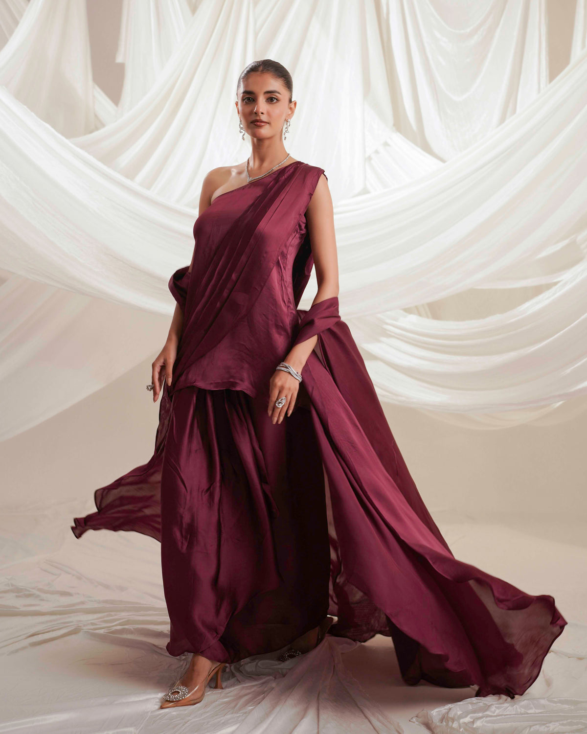 NOOR -     The Three-Piece Drape Set.