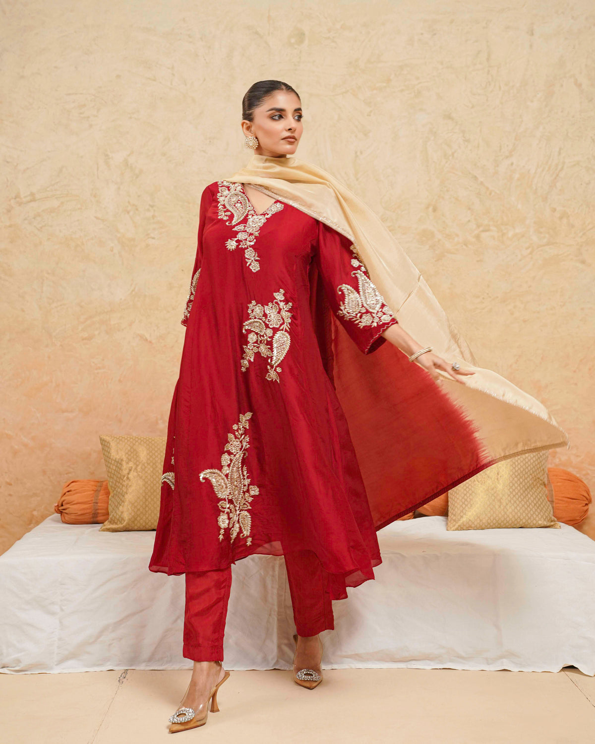 PITARA - The Paisley Anarkali Set.