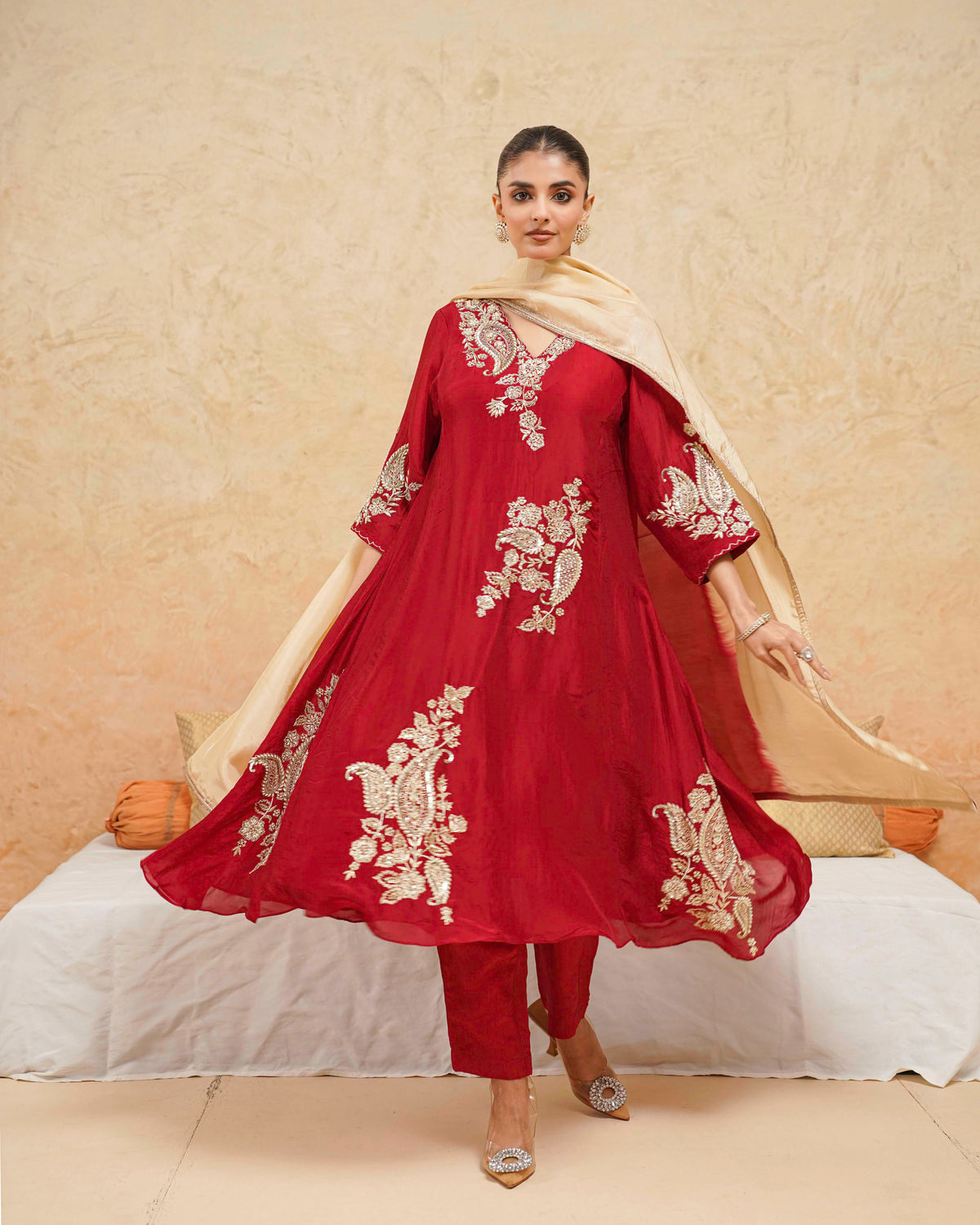 PITARA - The Paisley Anarkali Set.