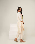 KAHANI - Bloom Silk Straight Suit