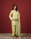 PITARA - The Pistachio Kurta & Pant Set.