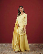 PITARA - The Soft Yellow Kurta & Pant Set.