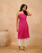 PITARA - The Bandhani Kurta & Pant Set.