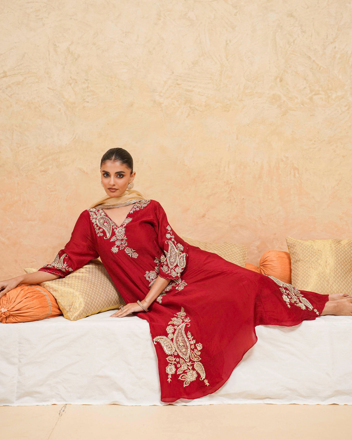 PITARA - The Paisley Anarkali Set.