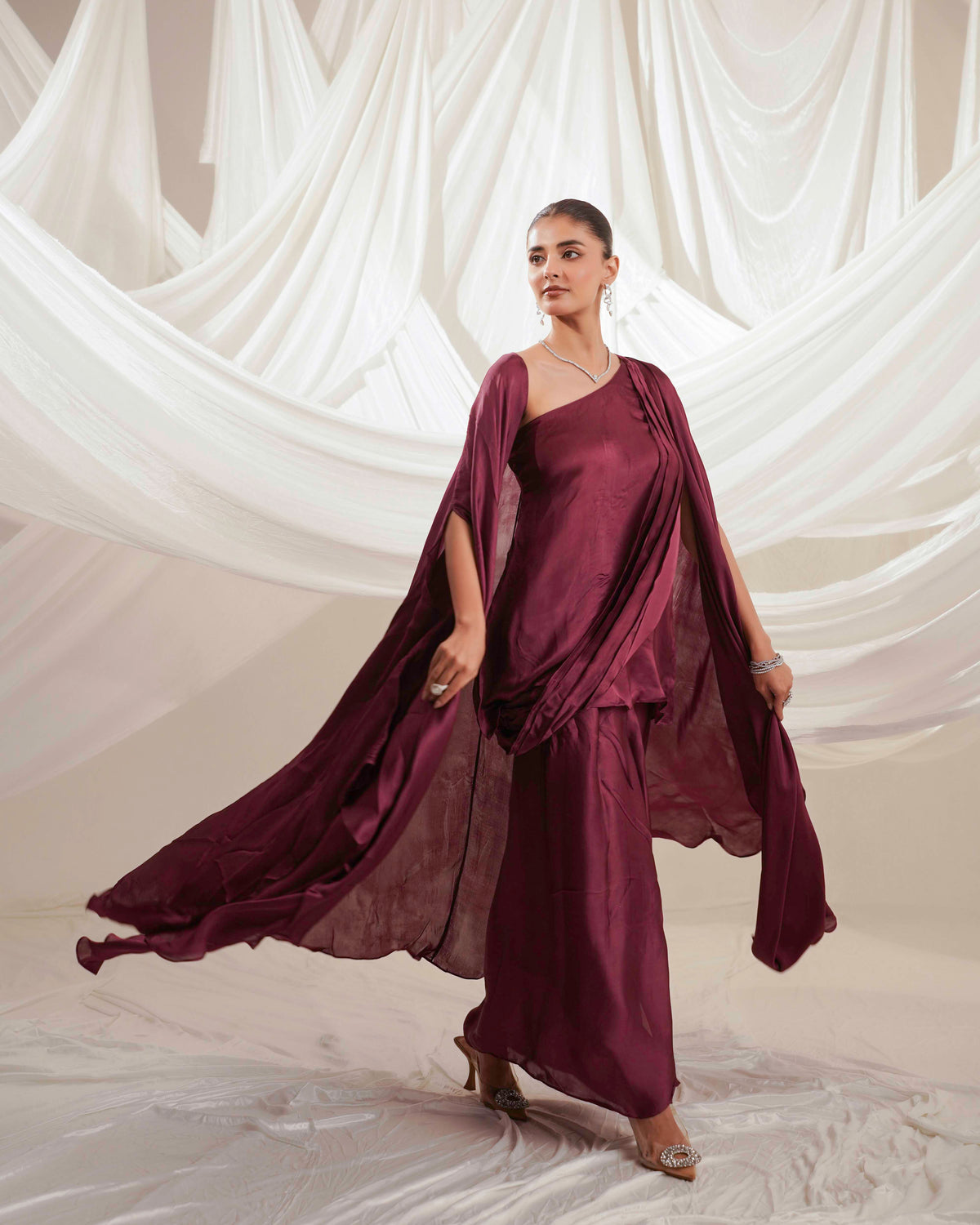 NOOR -     The Three-Piece Drape Set.