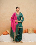 PITARA - The Emerald Statement Kurta & Salwar Set.