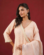 PITARA - The Soft Peach Kurta & Pant Set.