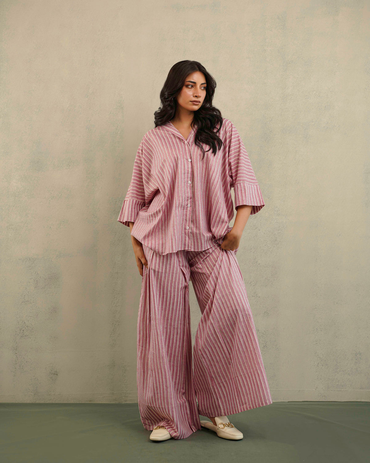 Har-Din Striped Lounge wear