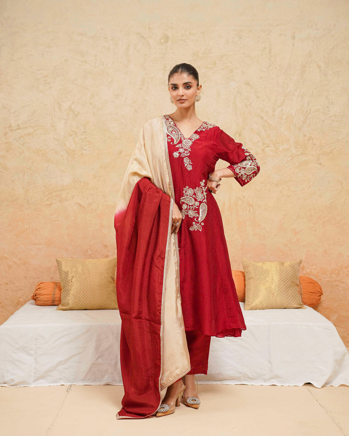 PITARA - The Paisley Anarkali Set.