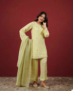 PITARA - The Pistachio Kurta & Pant Set.