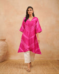 PITARA - The Pink Leheriya Kurta & Pant Set