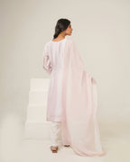 KAHANI - Blush Silk Suit Set
