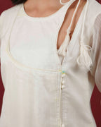PITARA - The Pearl White Kurta & Pant Set.