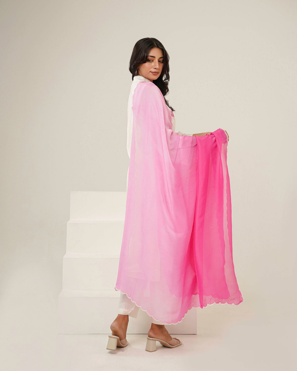 KAHANI - Pink Bloom Suit Set