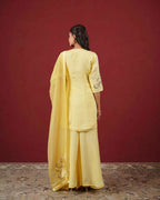 PITARA - The Soft Yellow Kurta & Pant Set.